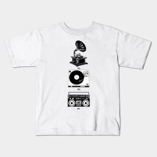 retro music Kids T-Shirt